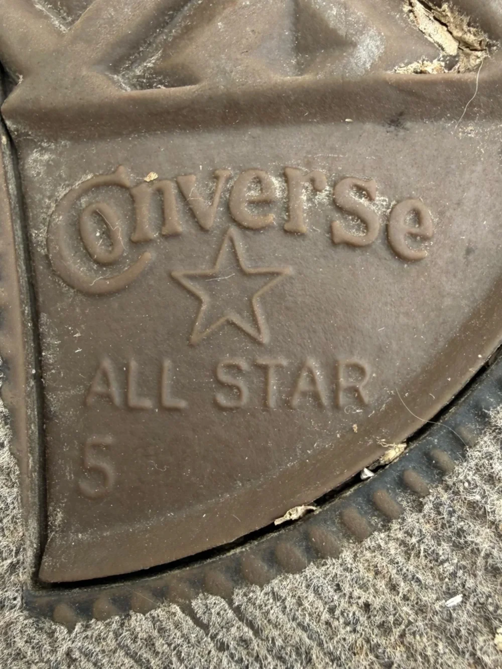 Converse All Star Low Top Sneakers Dark Gray Men's 5 Women’s 7 Unisex - Picture 8 of 9